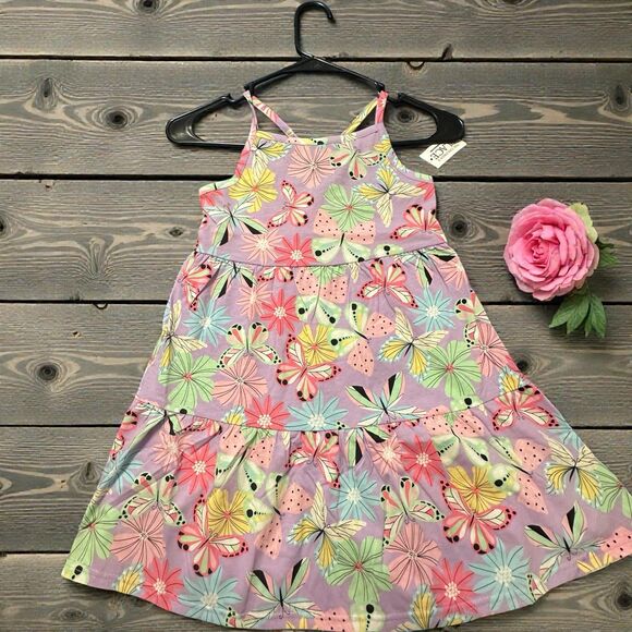 The Children’s Place NWT Spring Easter Dress + Leggings Bundle 7/8 - Picture 3 of 9